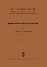 Cover of: Polyarthritis Chronica Progressiva
            
                Der Rheumatismus