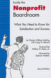 Cover of: Inside the Nonprofit Boardroom