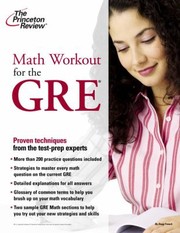 Cover of: Math Workout For The Gre