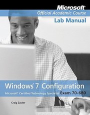 Cover of: Windows 7 Configuration Lab Manual by 