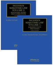 Cover of: Modern Maritime Law
            
                Maritime and Transport Law Library by 