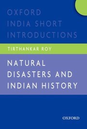 Cover of: Natural Disasters and Indian History