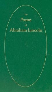 Cover of: Poems of Abraham Lincoln (Little Books of Wisdom) by Abraham Lincoln