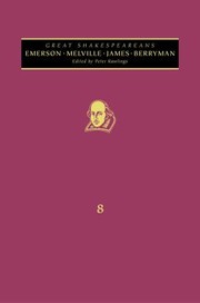 Emerson Melville James Berryman
            
                Great Shakespeareans by Peter Rawlings