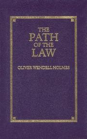 Cover of: The path of the law
