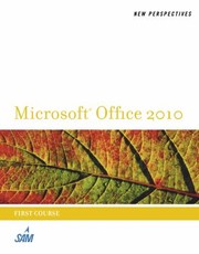 Cover of: New Perspectives on Microsoft Office 2010 First Course
            
                New Perspectives Thomson Course Technology