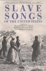 Cover of: Slave Songs of the United States