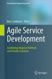 Cover of: Agile Service Development
            
                Enterprise Engineering