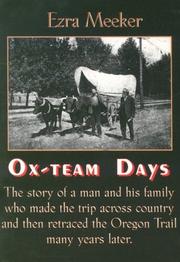 Cover of: Ox-Team Days by Ezra Meeker