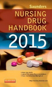 Cover of: Saunders Nursing Drug Handbook 2015