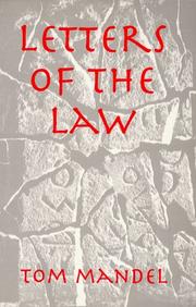 Cover of: Letters of the law