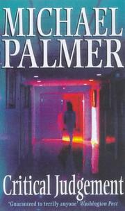 Cover of: Critical Judgement by Michael Palmer