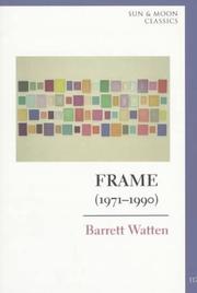 Cover of: Frame (1971-1990) (Sun and Moon Classics)