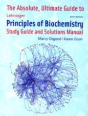 Cover of: Absolute Ultimate Guide for Lehninger Principles of Biochemistry by 