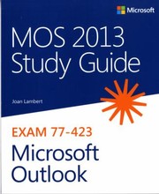 Cover of: MOS 2013 Study Guide for Microsoft Outlook by 
