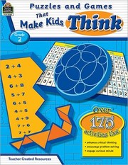 Cover of: Puzzles And Games That Make Kids Think by 