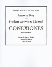 Cover of: Conexiones Answer Key For Student Activities Manual