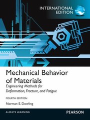 Cover of: Mechanical Behavior of Materials Norman E Dowling