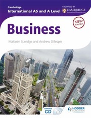 Cover of: Cambridge International AS and A Level Business Studies