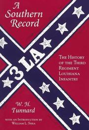 Cover of: A southern record by W. H. Tunnard