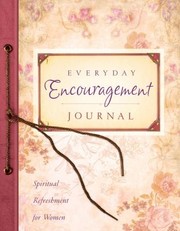 Cover of: Everyday Encouragement Journal
            
                Spiritual Refreshment for Women