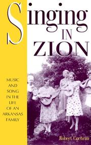 Cover of: Singing in Zion by Robert Cochran