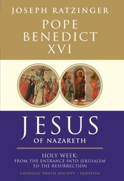 Jesus of Nazareth by Joseph Ratzinger