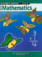 Cover of: MCP Mathematics Level A
            
                MCP Mathematics