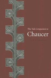 Cover of: The Yale Companion to Chaucer by 