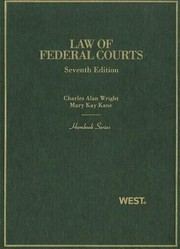 Cover of: Law of Federal Courts
            
                Hornbooks Hardcover
