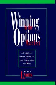 Cover of: Winning in the options market | Allan S. Lyons