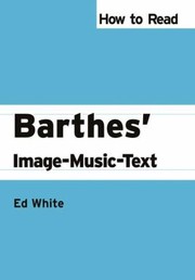 Cover of: How to Read Barthes ImageMusicText
            
                How to Read Theory