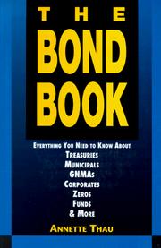 Cover of: The Bond Book by Annette Thau