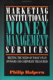 Marketing institutional money management services