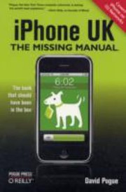 Cover of: Iphone UK The Missing Manual by 