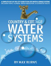 Cover of: Country  Cottage Water Systems by 
