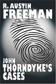 Cover of: John Thorndyke's Cases by R. Austin Freeman