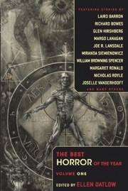 Cover of: The Best Horror of the Year Volume 1
            
                Best Horror of the Year
