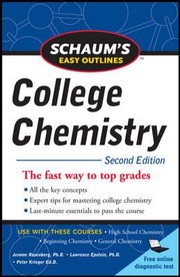 Cover of: Schaums Easy Outlines of College Chemistry Second Edition
            
                Schaums Easy Outlines