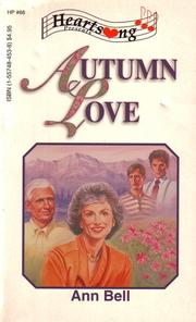 Cover of: Autumn Love (Heartsong Presents #66) | Ann Bell