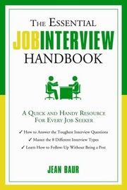 Cover of: Essential Job Interview Handbook by 