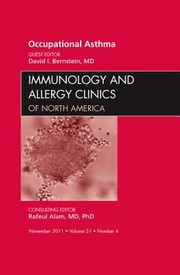 Cover of: Occupational Asthma an Issue of Immunology and Allergy Clinics by David I. Bernstein