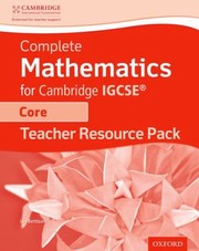 Cover of: Core Mathematics for Cambridge Igcse Teachers Resource Kit