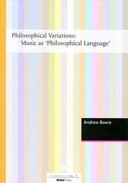 Philosophical Variations
            
                Summertalk by Andrew Bowie