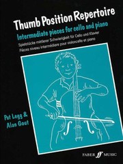 Cover of: Thumb Position Repertoire Cello
            
                Faber Edition