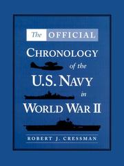 Cover of: The Official Chronology Of The U.S. Navy In World War II by Robert Cressman