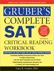 Cover of: Grubers Complete SAT Critical Reading Workbook