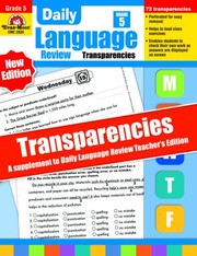 Cover of: Daily Language Review Transparencies Grade 5
            
                Daily Language Review