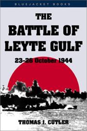 Cover of: The Battle of Leyte Gulf, 23-26 October, 1944