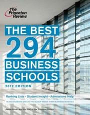 Cover of: The Best 294 Business Schools
            
                Princeton Review Best Business Schools